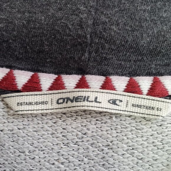 O'Neill Pullover Long Sleeve Hoodie Men's Small, Light Grey - Picture 3 of 16